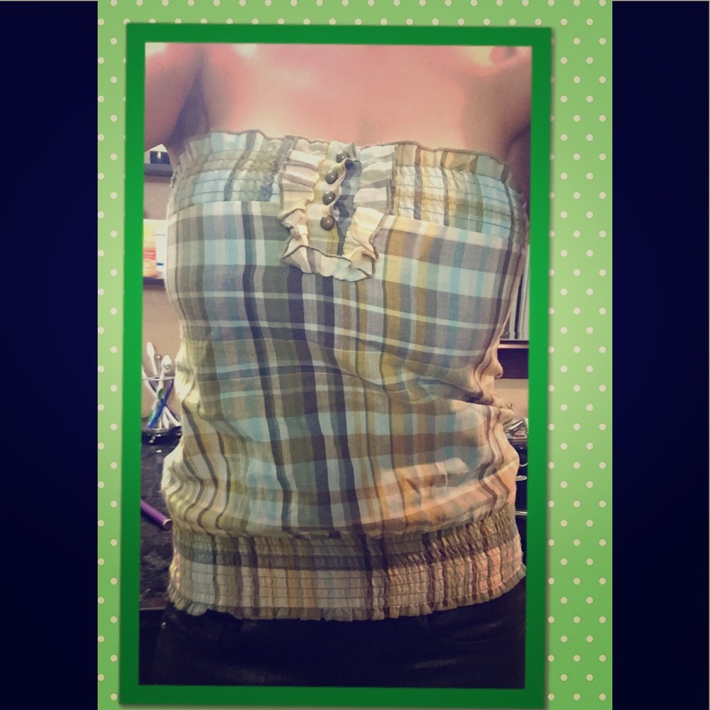 Super Cute MAX Plaid TubeTop (Perfect Fit For All)